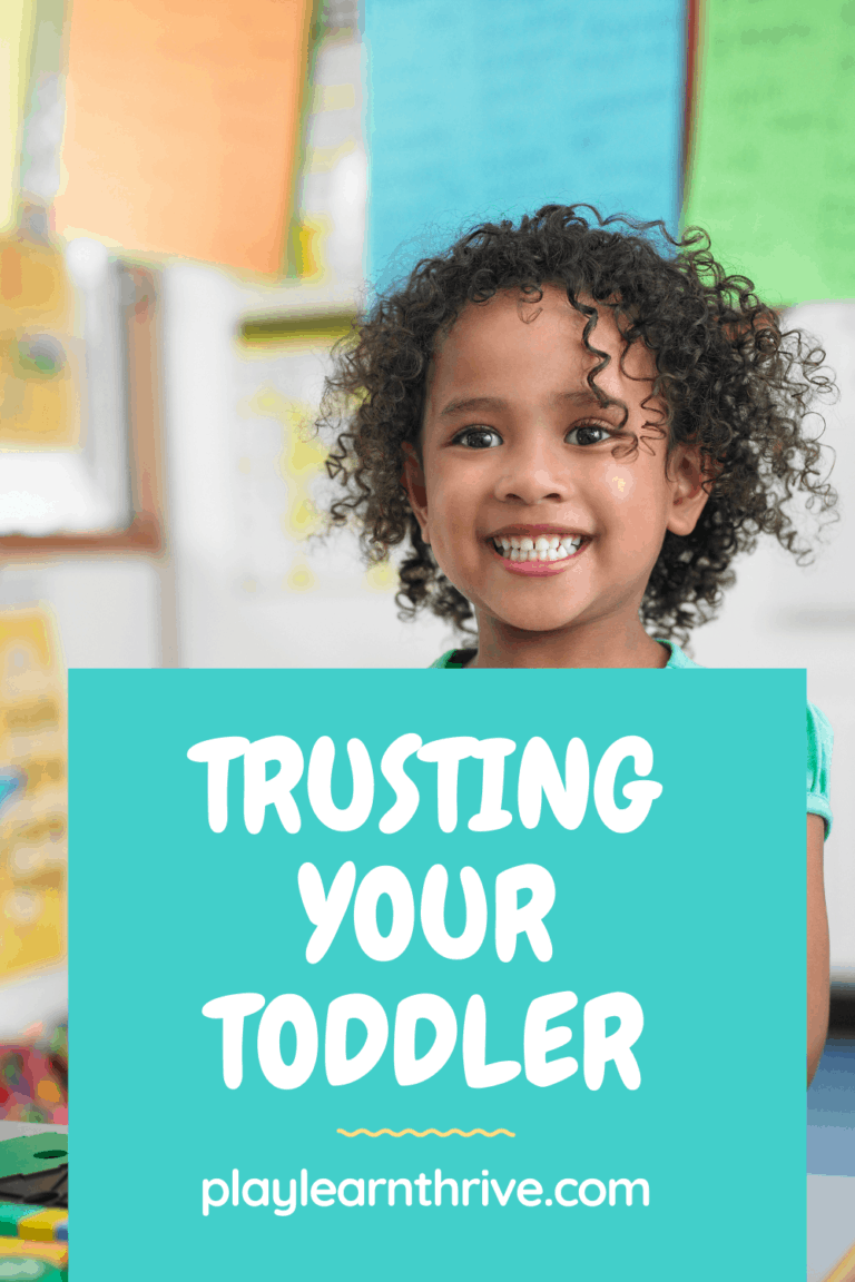 Trusting your toddler