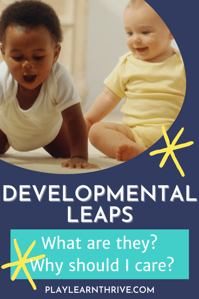 Understanding developmental leaps