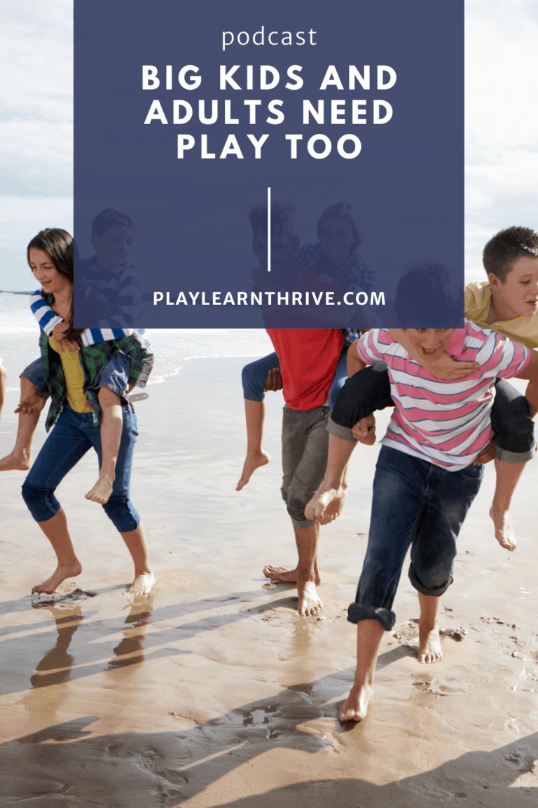 Big Kids and Adults Need Play Too