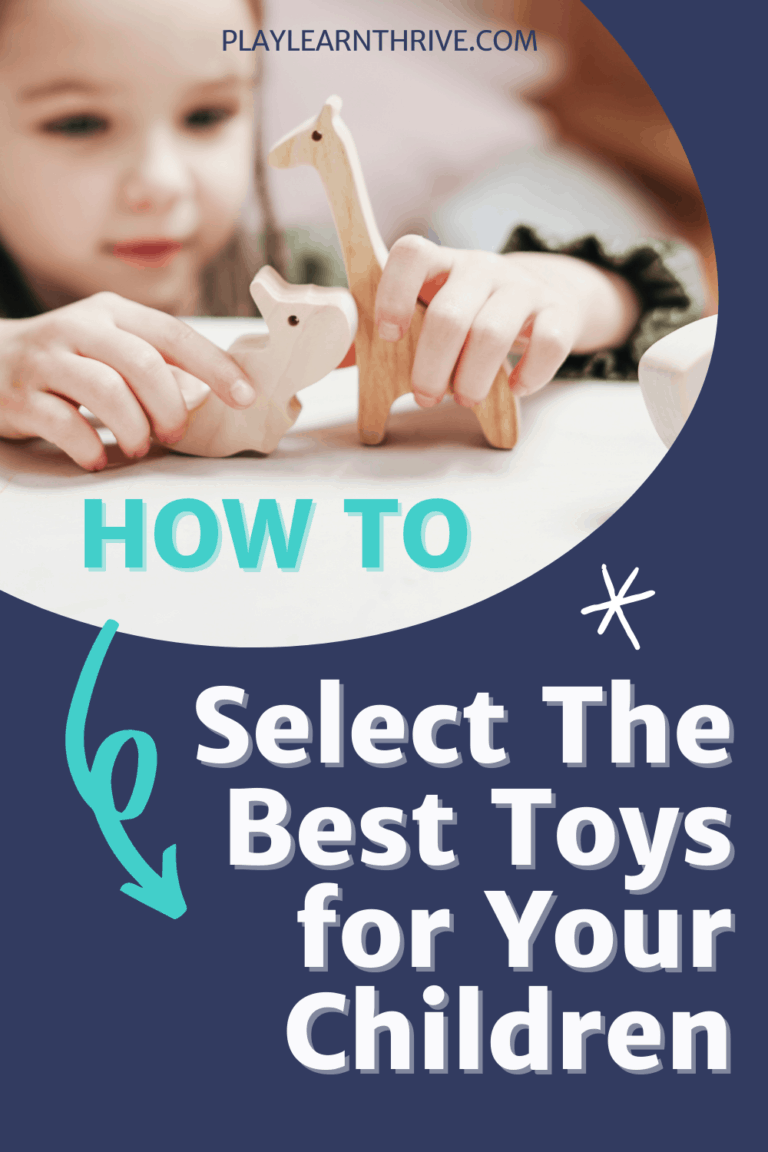 Helpful guidelines for selecting developmentally appropriate toys for children 1-10 years old!
