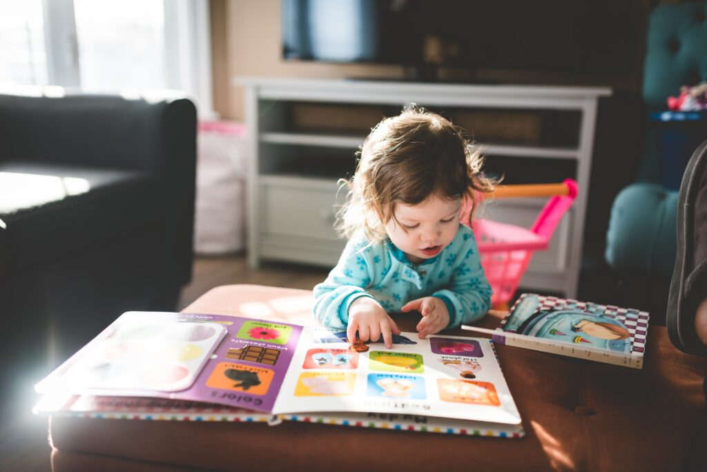 Create a reading area for your child’s playroom